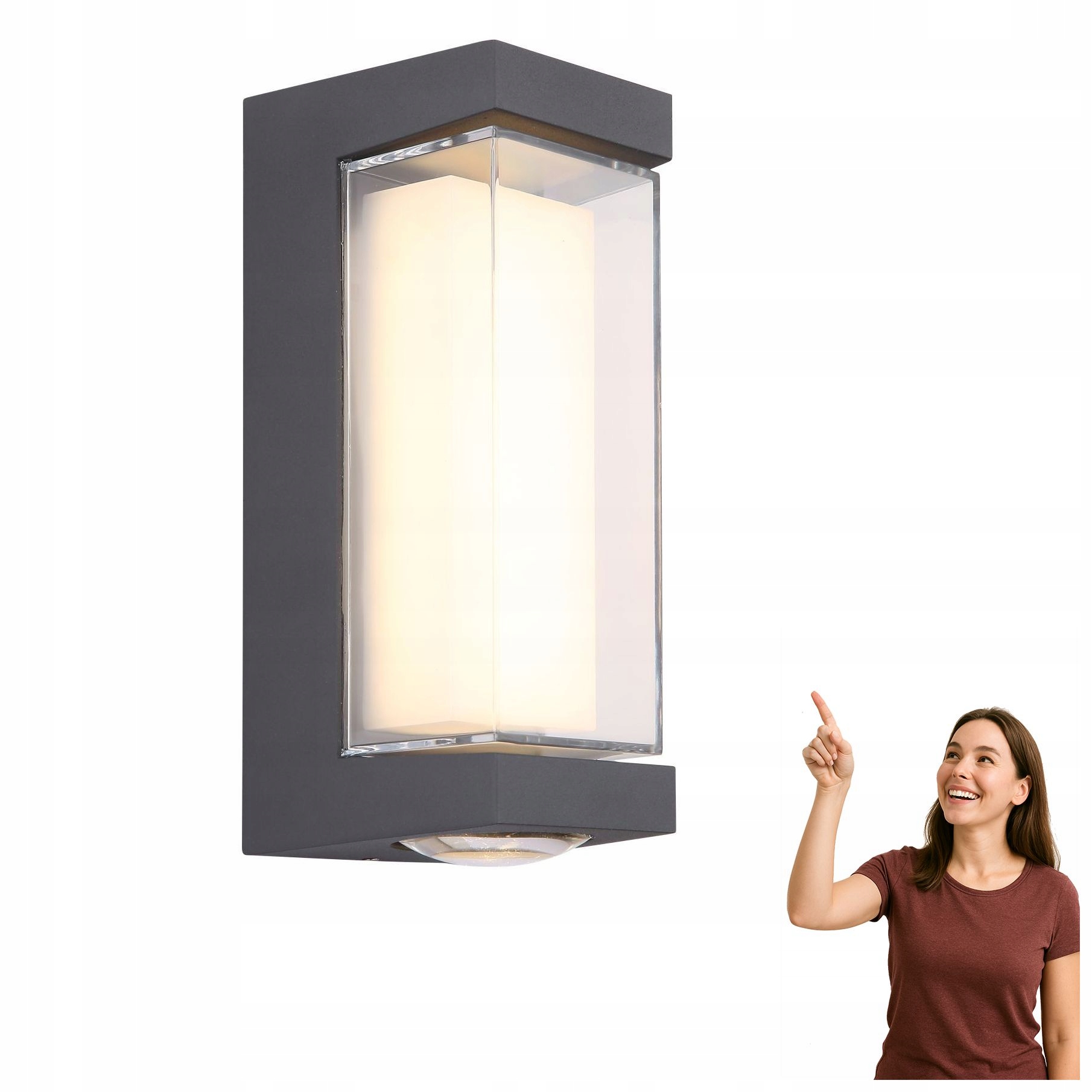 Nástěnná Led nástěnná lampa 12W Plixon 34316 Globo