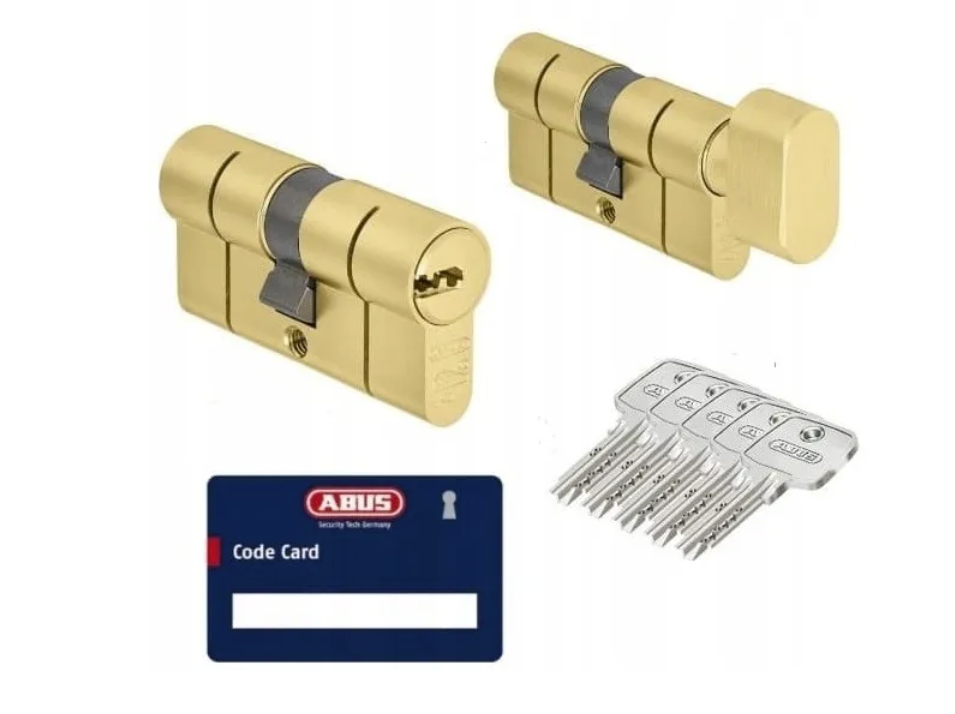 Sada vložek Abus, systém 1 klíče, D10PS+KD10PS MM 30/50G, kódová karta