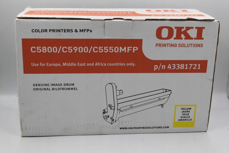Oki C5800 43381721 Buben žlutý originál