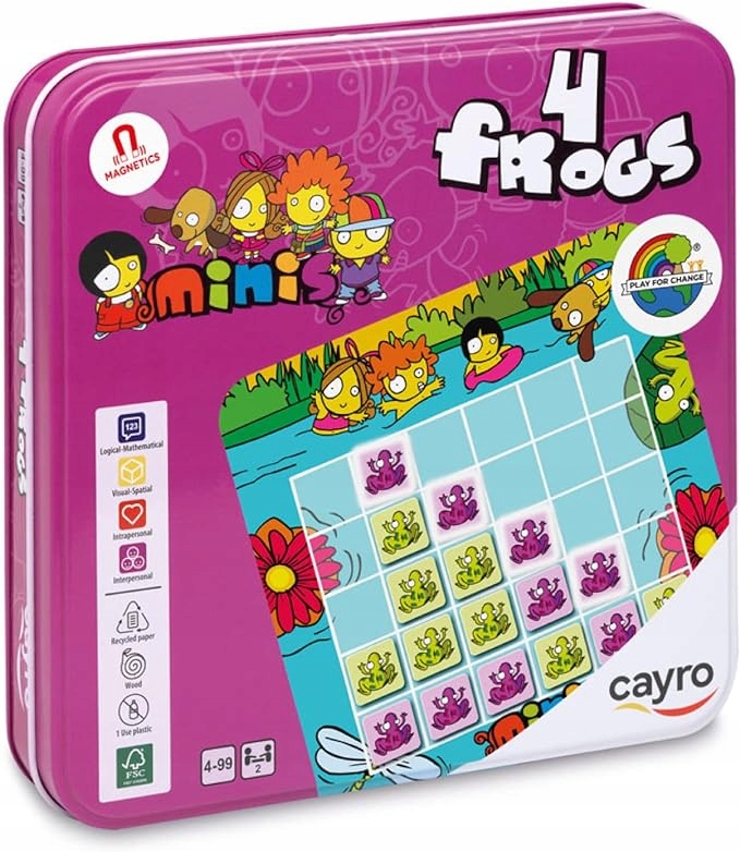 Gra edukacyjna dla Dzieci Logiczna Gry do Podróży Frogs