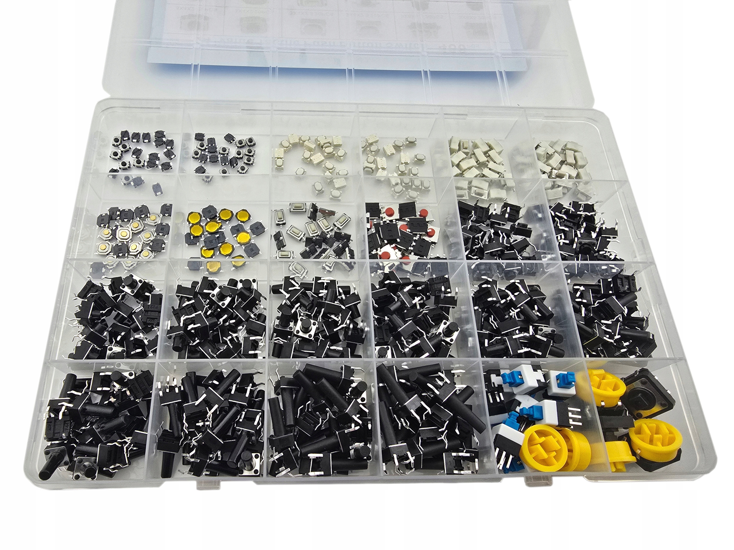 Zestaw przełączników Aksotronik Tact Switch 460 szt.