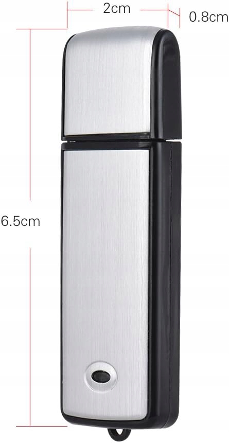 MINI DYKTAFON SZPIEGOWSKI PODSŁUCH PENDRIVE REJESTRATOR NAGRYWANIE GŁOSU Marka VERK GROUP