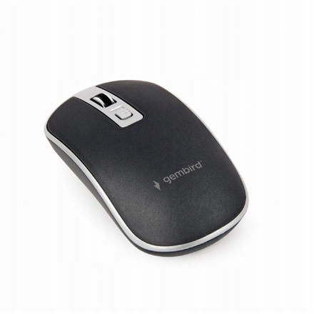 Gembird Mysz optyczna Usb MUS-4B-06-BS Mysz optyczna Czarny/Srebrny