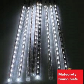 

Sople Meteoryty Padający Śnieg 288 Led 50CM białe.