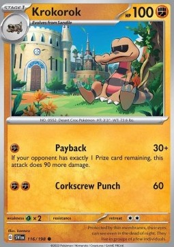 

Scarlet & Violet 116/198 Krokorok
