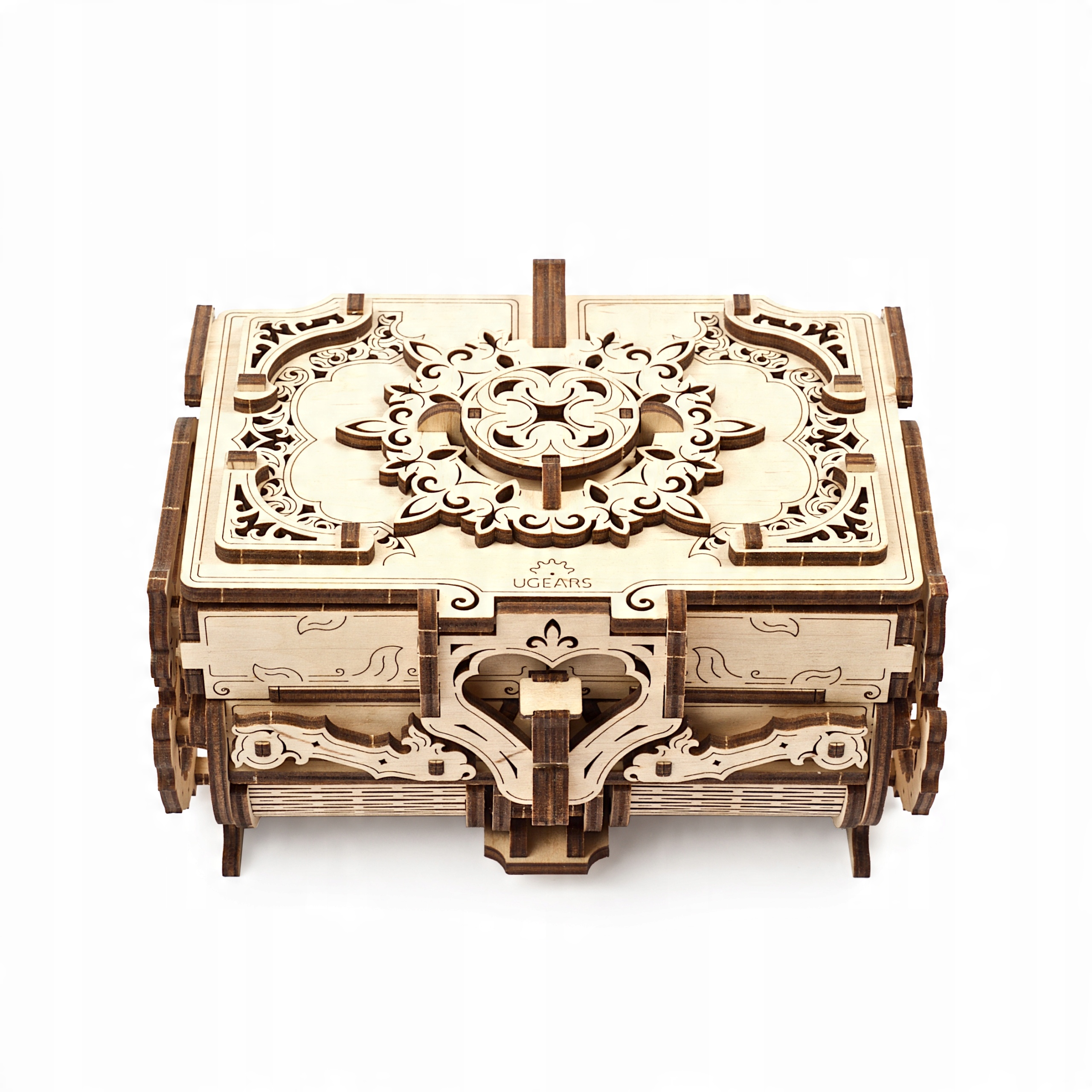 

Antyczna Szkatułka Ugears Model Mechaniczny Puzzle