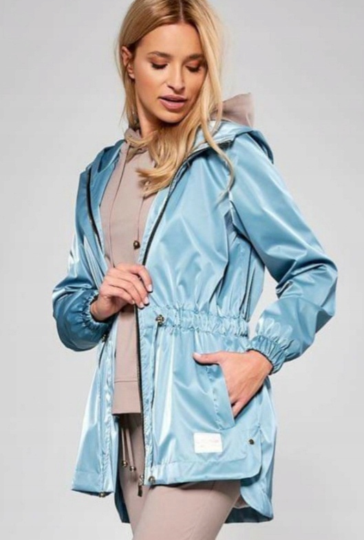 Dámská modrá bunda Velikost S Model 0807 Značky Lalous Polský Výrobce