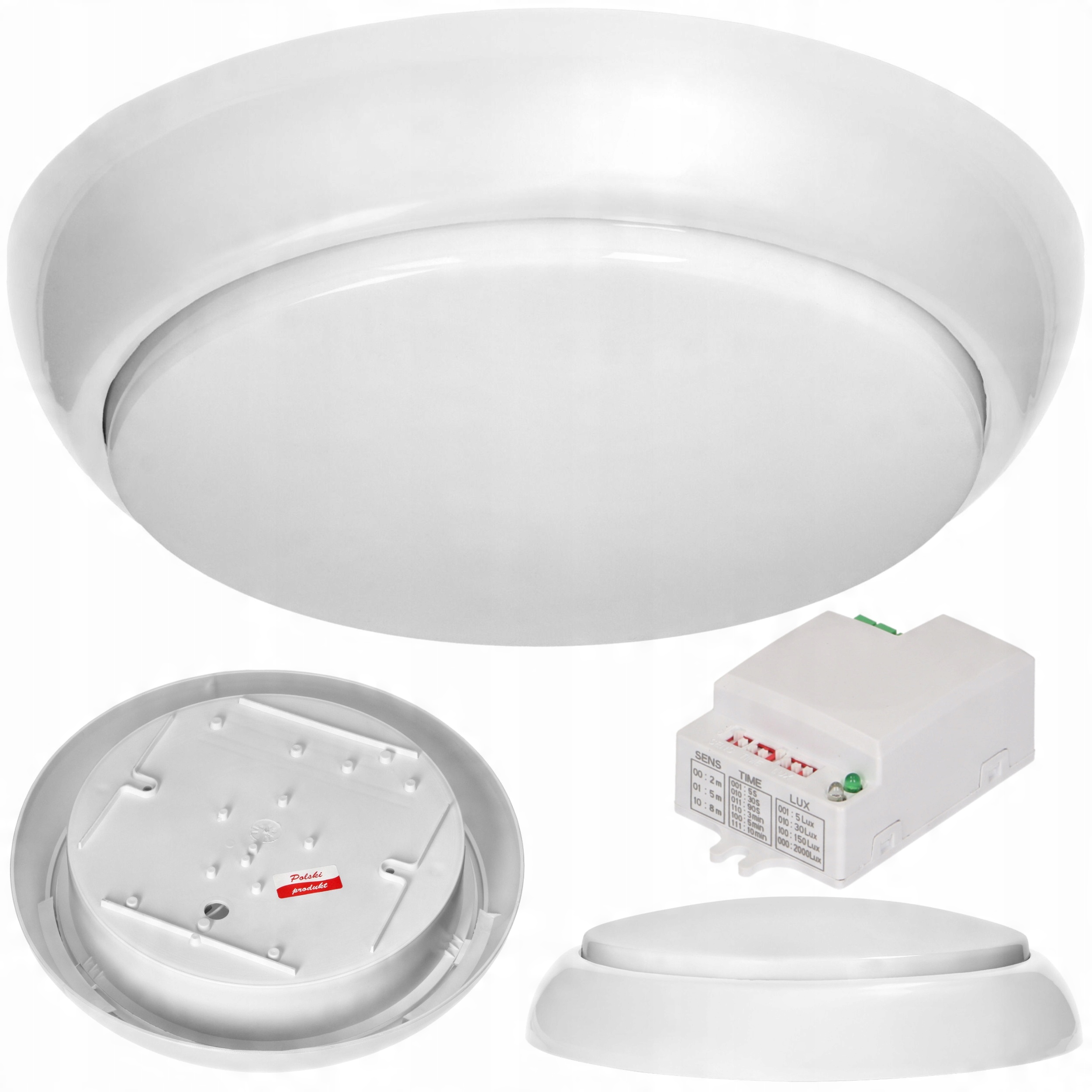 

Plafon Led Z Czujnik Ruchu Mikrofalowy 18W 4000K