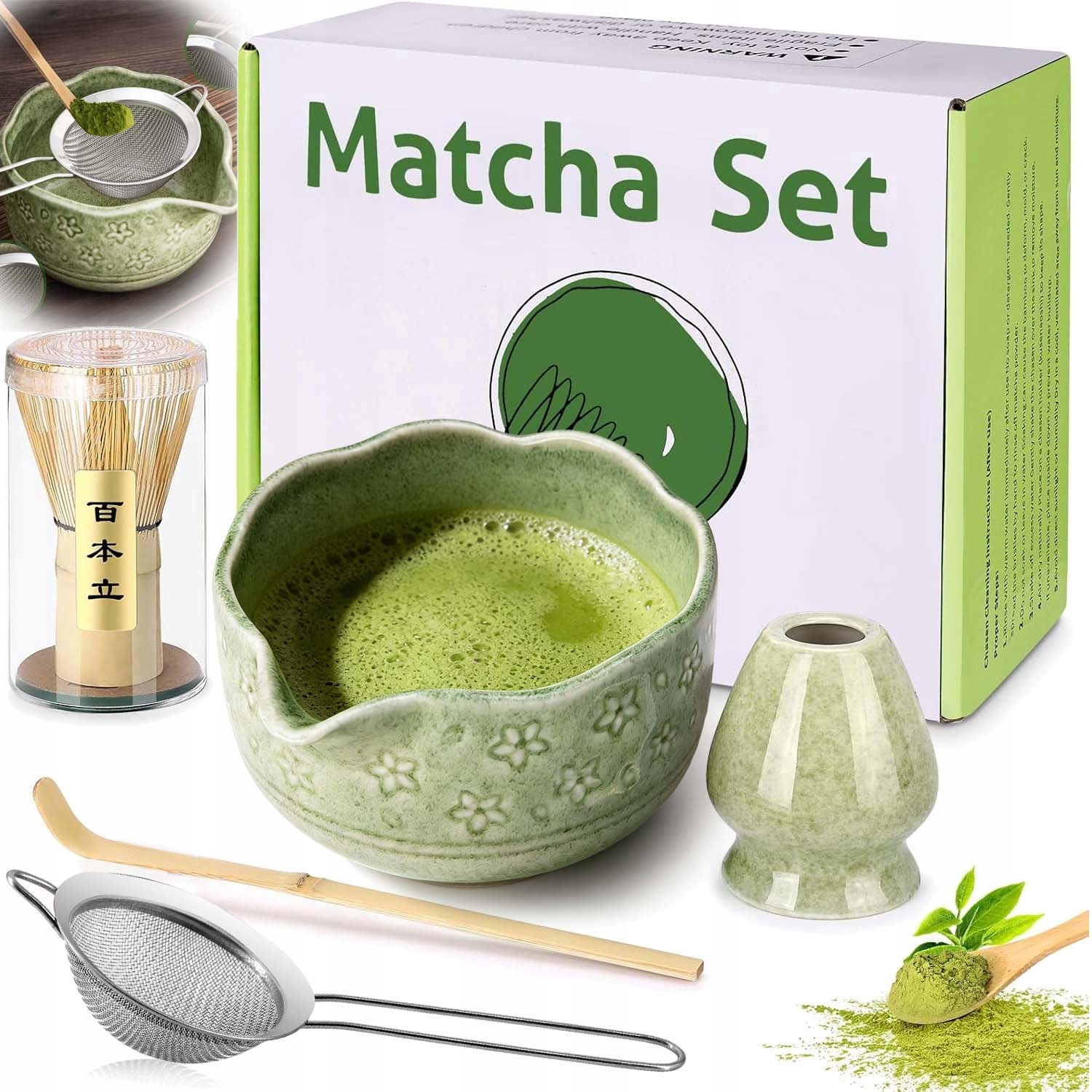 Prezentowy Do Herbaty Matcha, Miotełka Chasen Pędzel Do Herbaty Matcha 5SZT