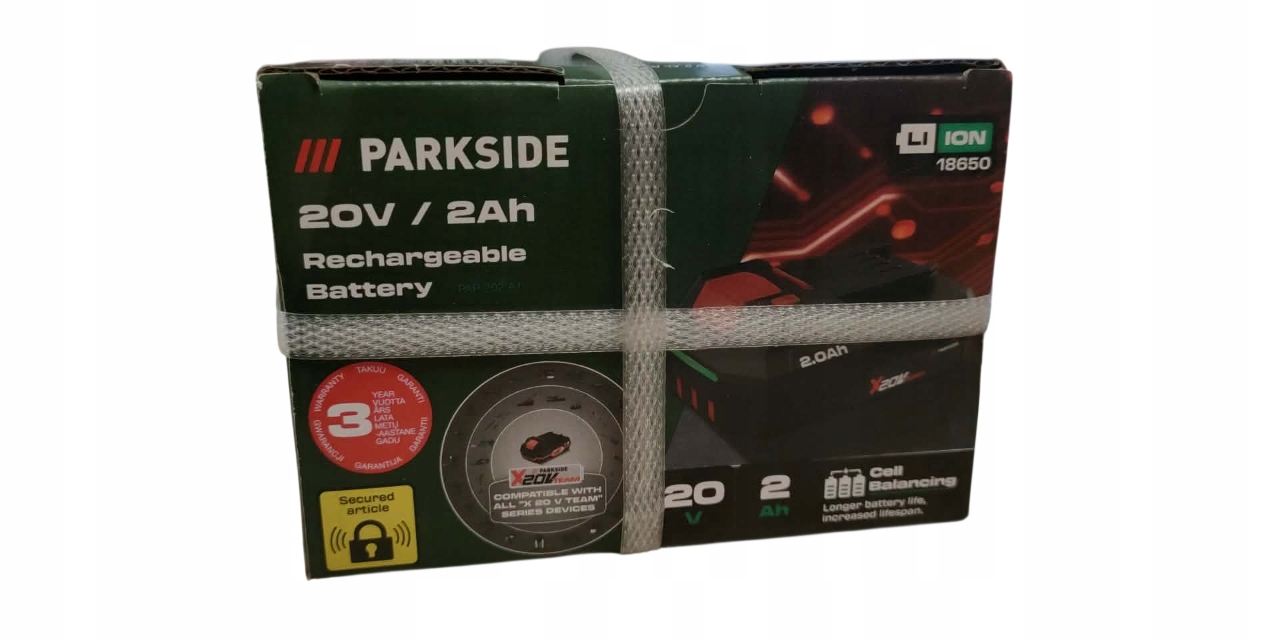 Запасная батарея Parkside X 20v Team 2.0 Ah