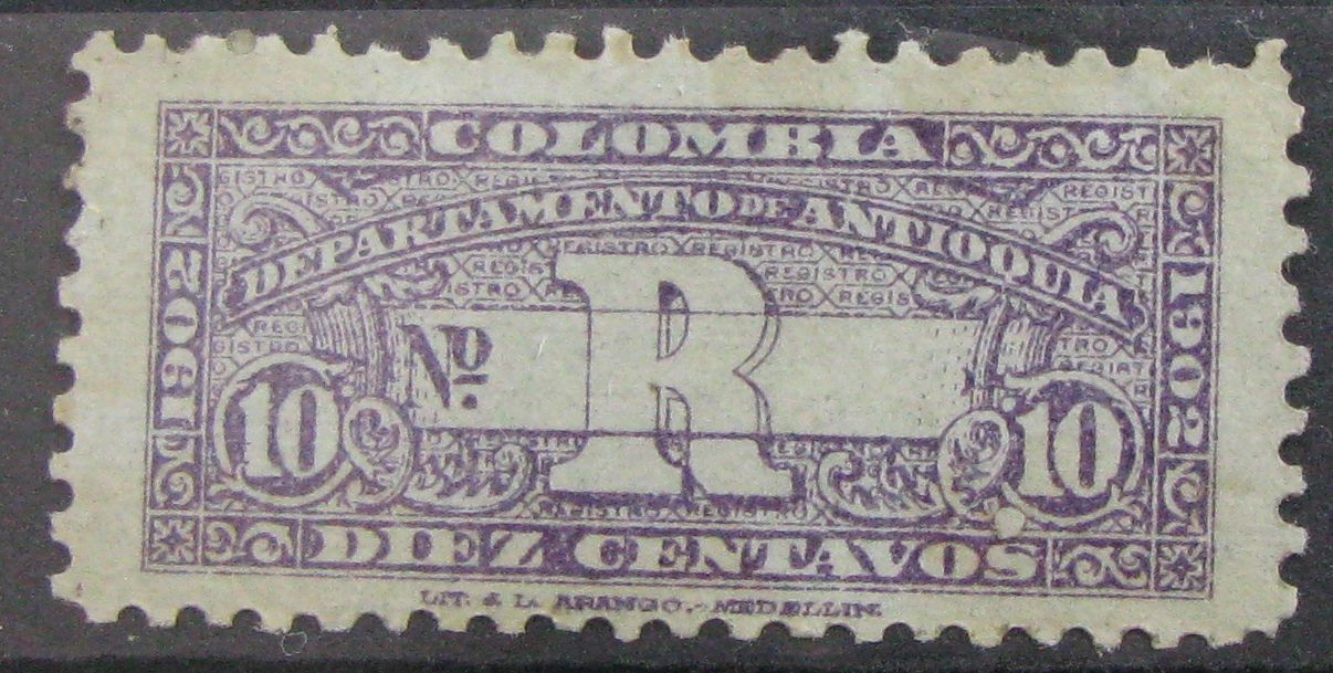 KOLUMBIA - znaczek czysty (*) - bez kleju