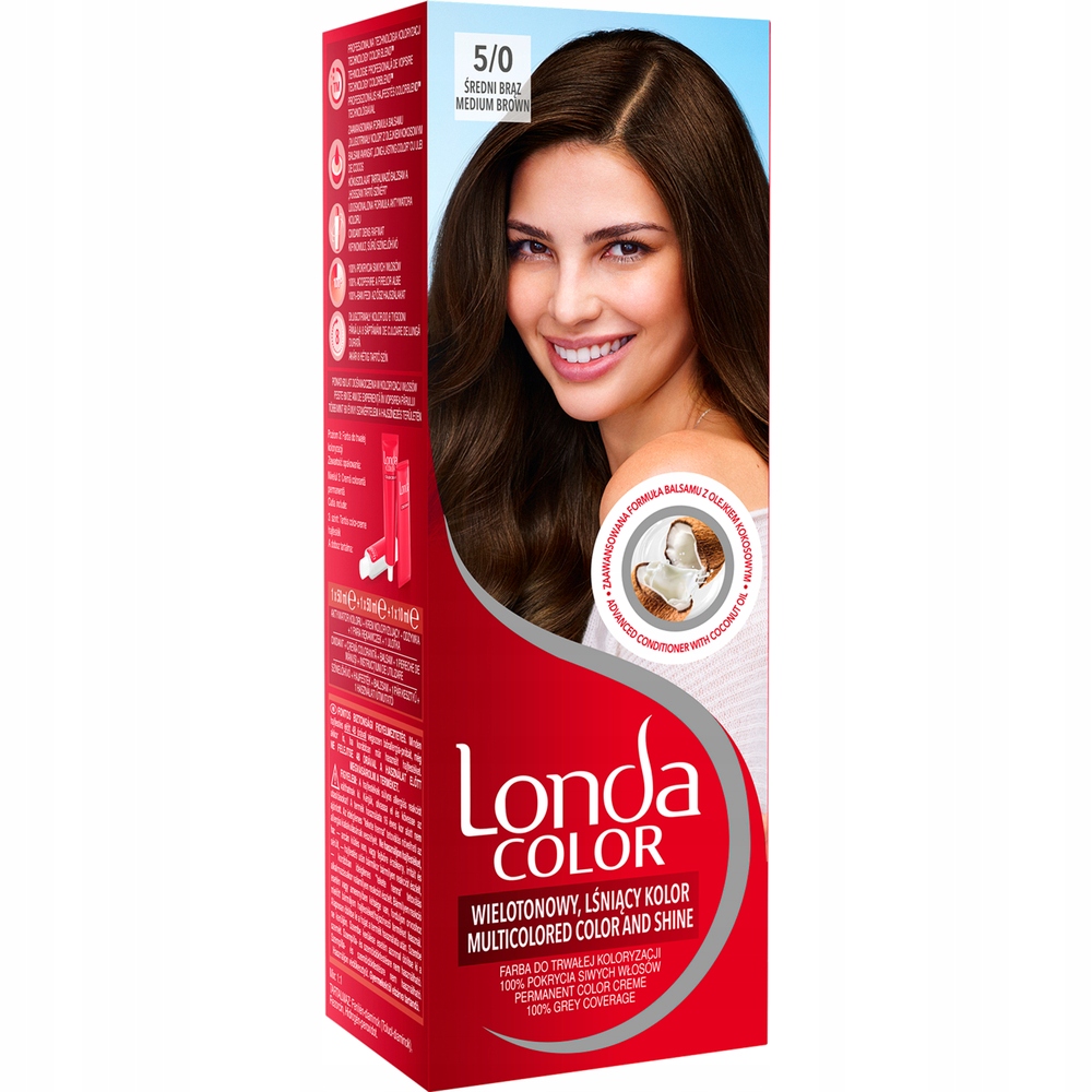 

Londa Color Farba Do Włosów Średni Brąz 5/0