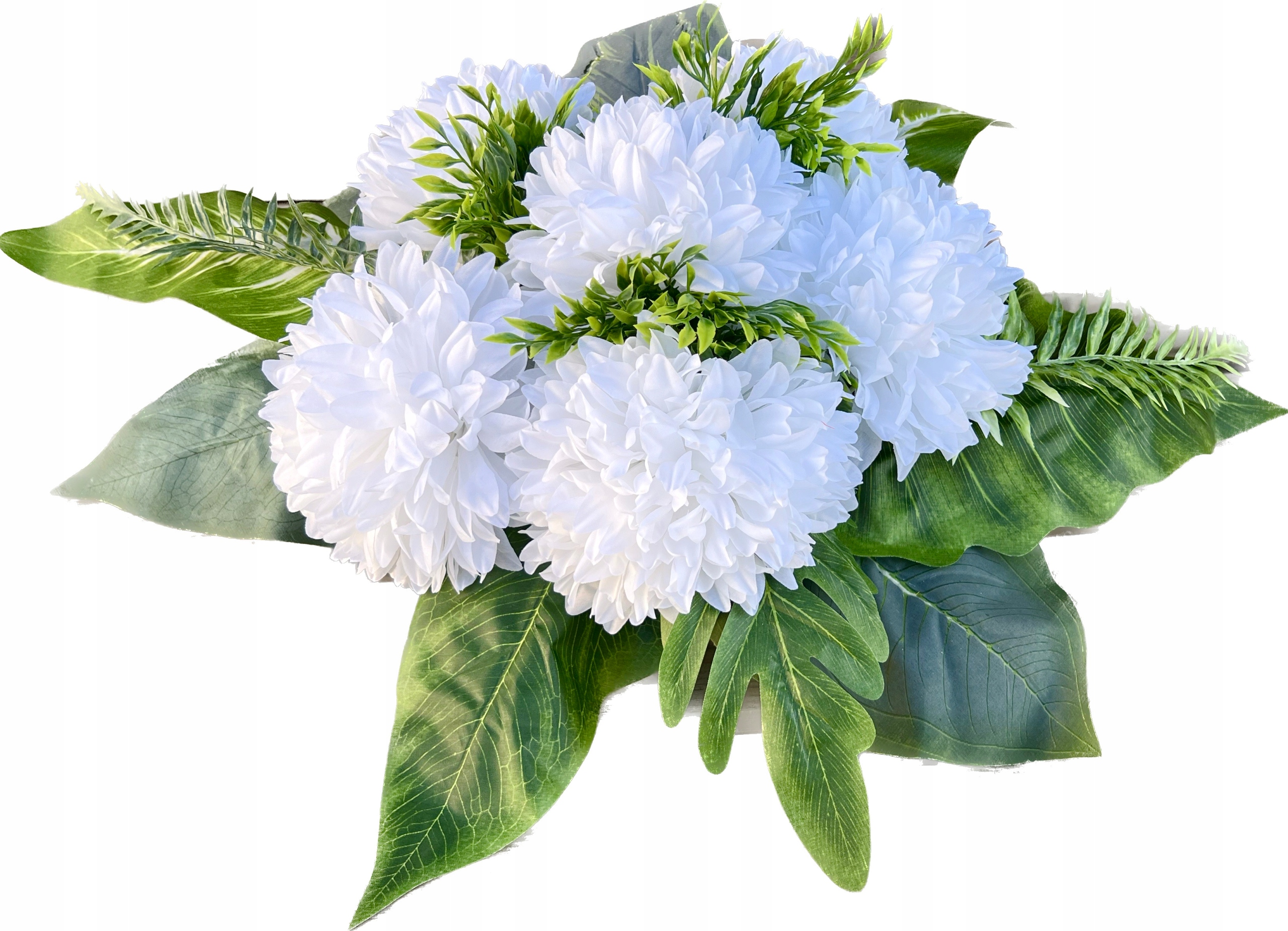 Kompozcja Stroik Wiązanka Chryzantemy na Grób