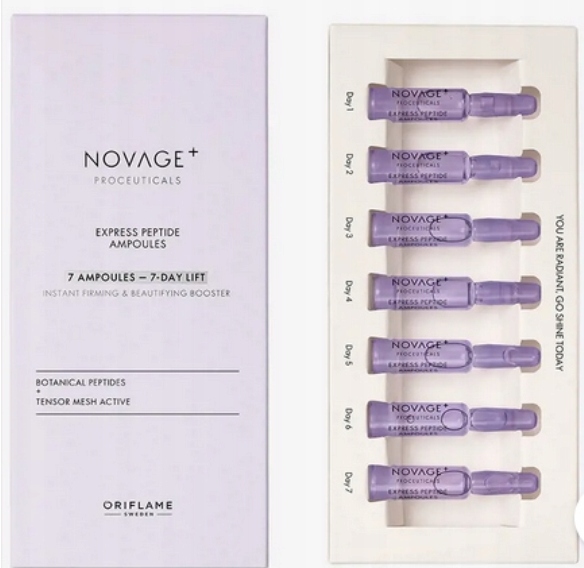 Oriflame Ampułki peptydowe Novage+ Proceuticals 7 x 1,5 ml