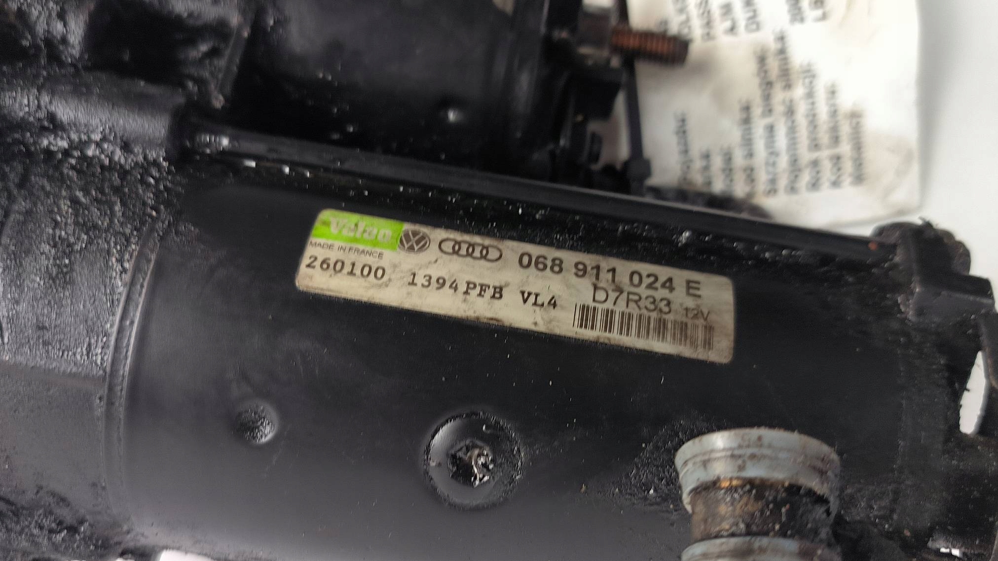starter 068911024E VOLKSWAGEN PASSAT B5