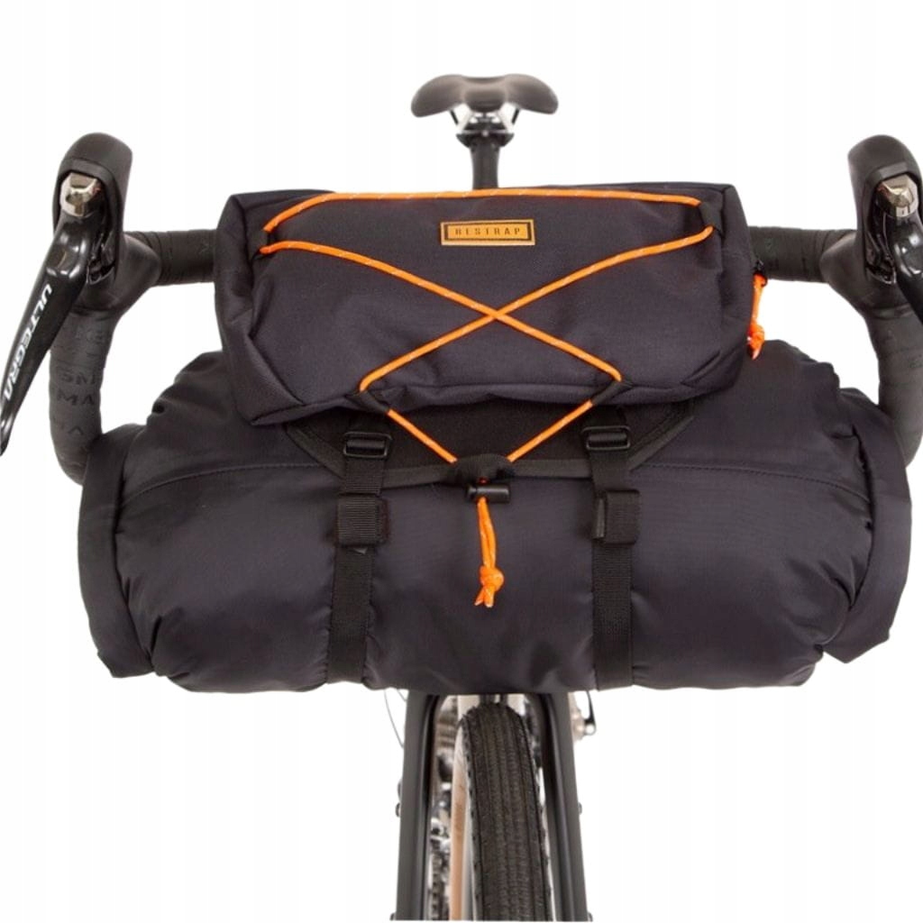 Taška na řídítka Restrap Bar Bag L černá/oranžová