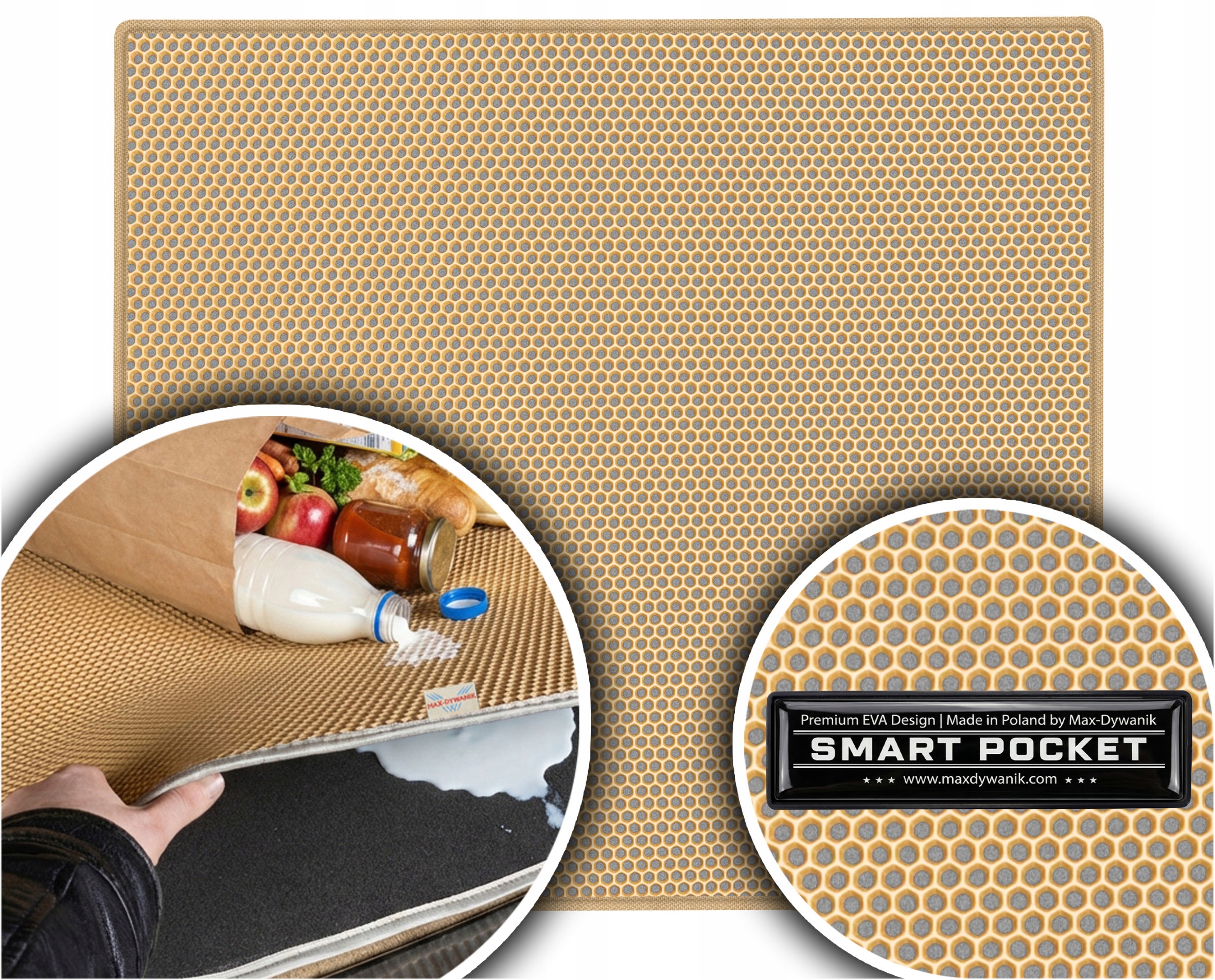 Dacia Dokker Kombivan 2012-2021 Vložka do batožinového priestoru Eva Smart Pocket Bežová