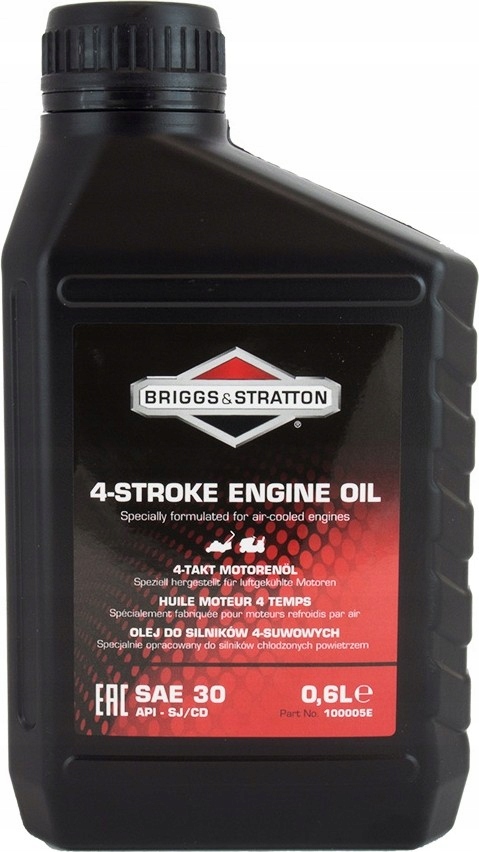 

Olej silnikowy do kosiarki 4T Briggs SAE30 0,6L
