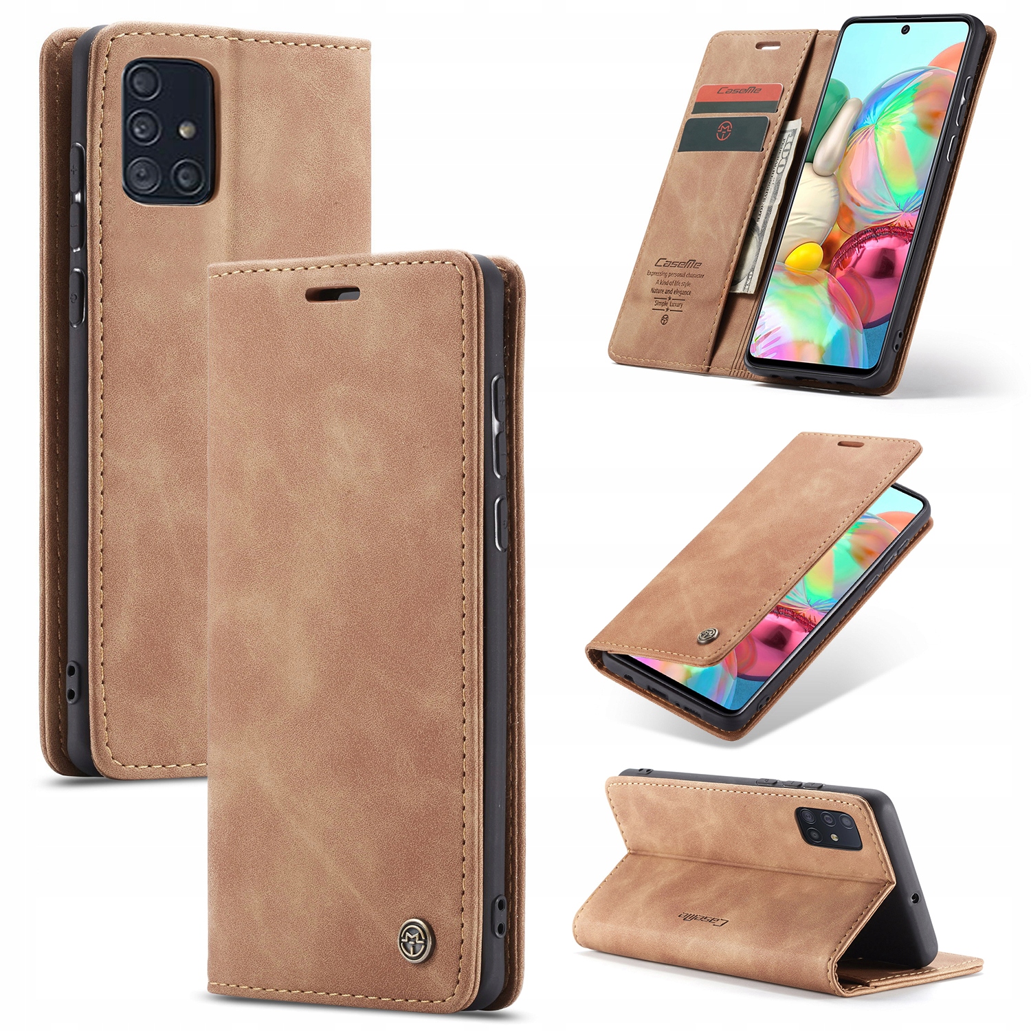 

Caseme | Eleganckie etui, portfel do Galaxy A71