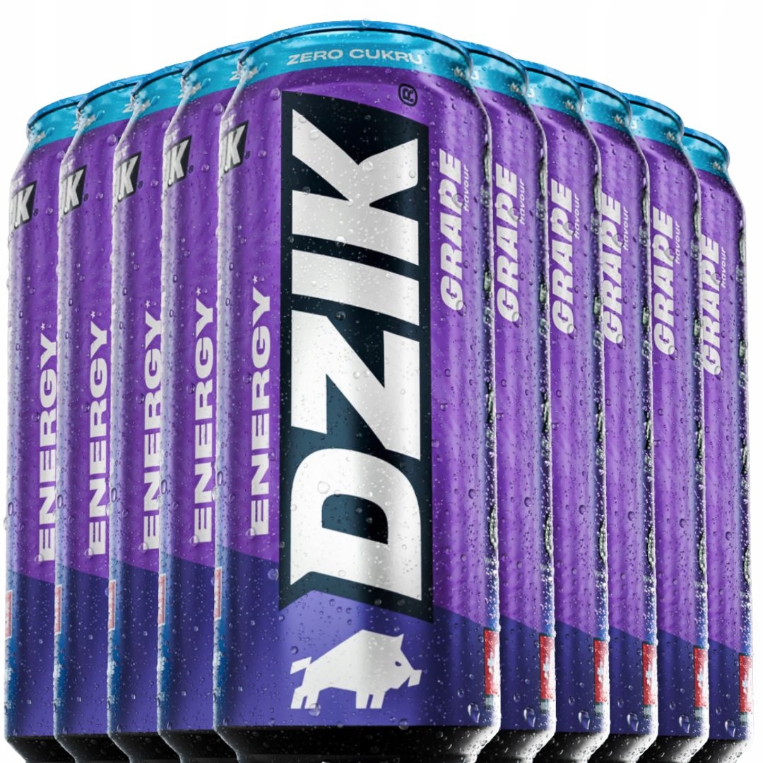 Wk Dzik Energy 500 ml Napój energetyczny Energetyk 0 kalorii 0 cukru koks