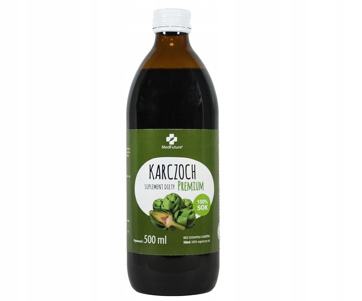 

Sok z karczocha 100% naturalny Bez cukrów 500ml