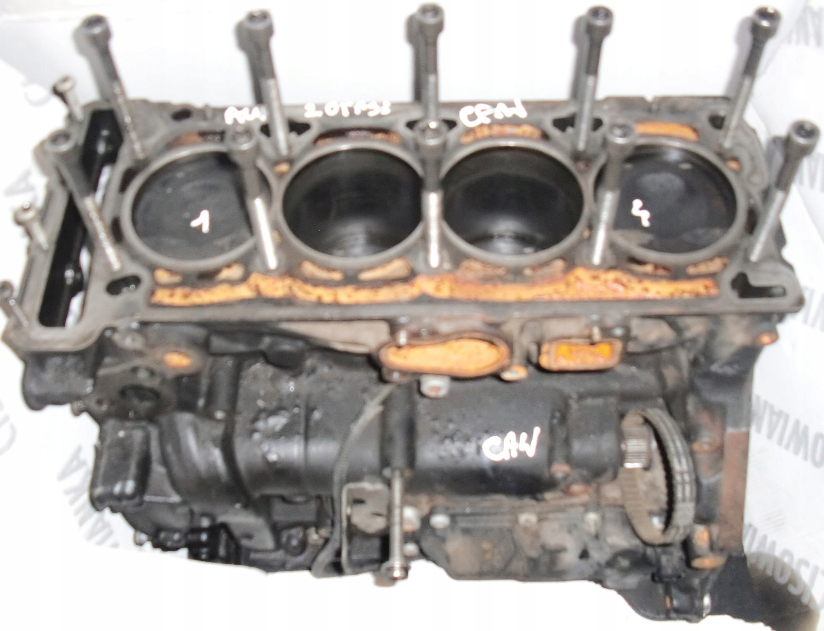 AUDI A3 8P VW GOLF V TIGUAN 2.0TFSI 200KM CAW BLOK DÓŁ SILNIKA TŁOKI WAŁ