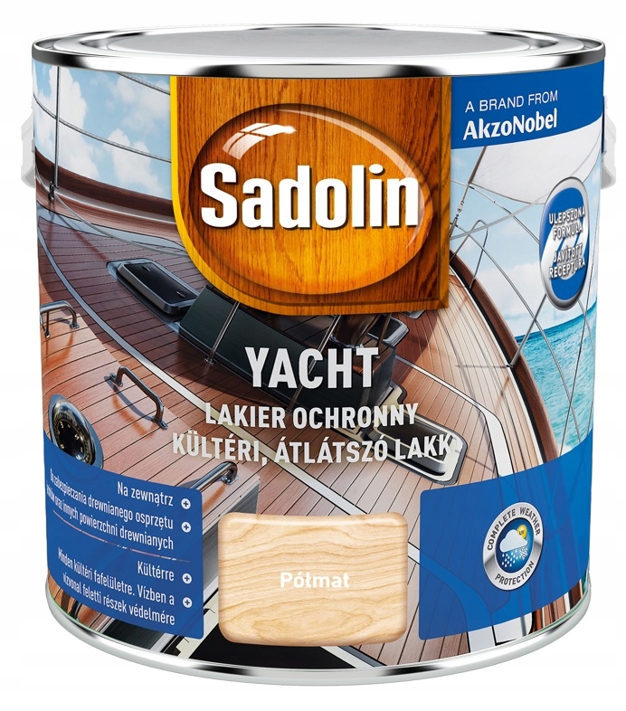 SADOLIN LAKIER YACHT, półmat, 2.5l