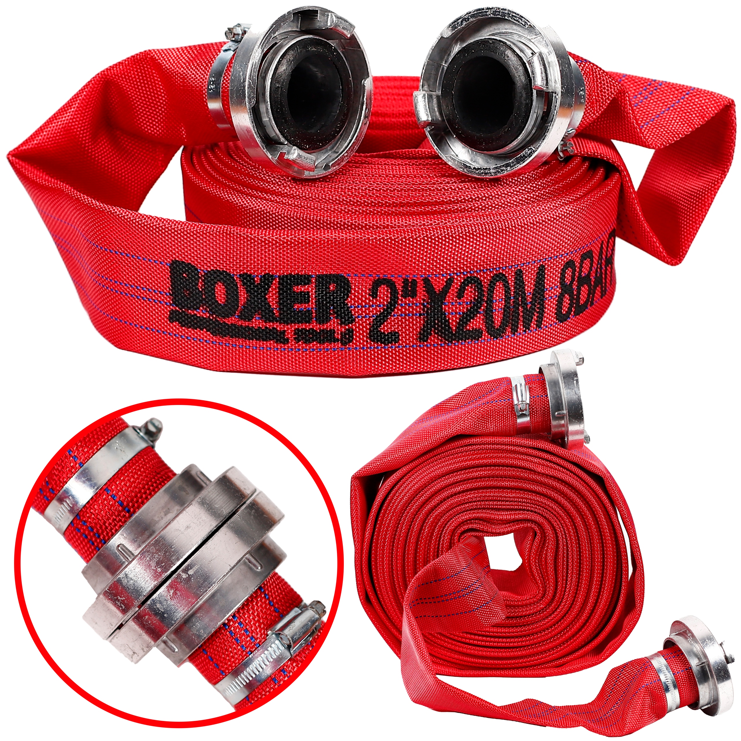 

Wąż Strażacki Do Szamba Brudnej Wody 8 Bar 2'' 20M