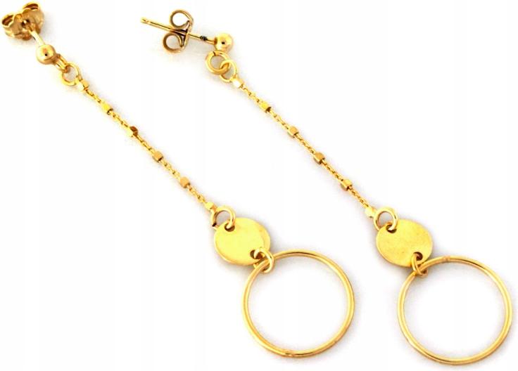 Elegantní pozlacené dlouhé závěsné stříbrné náušnice 925 pro každou příležitost