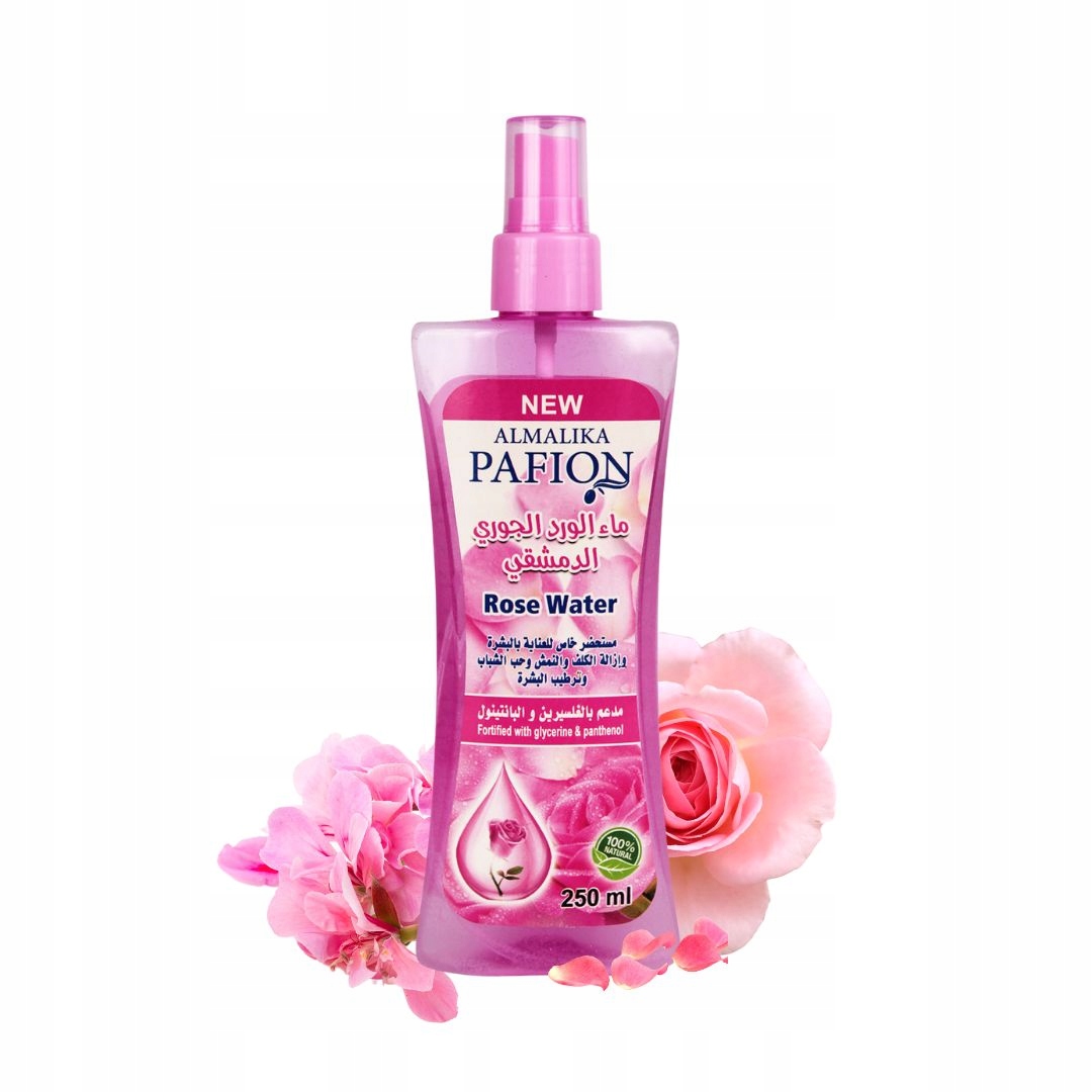 TONIK WODA RÓŻANA KOSMETYCZNA Z GLICERYNĄ I PANTENOLEM 250 ml PAFION SYRIA
