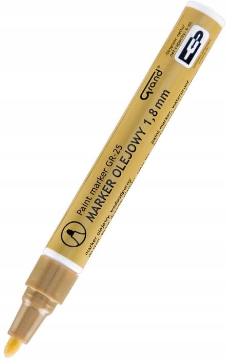 

Marker Grand do renowacji napisów nagrobki złoty