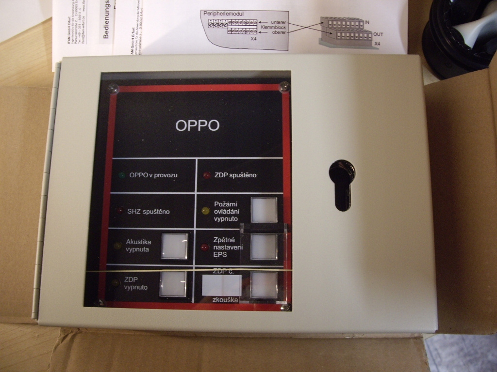 Ústředna požární signalizace Esser Oppo 784710.10