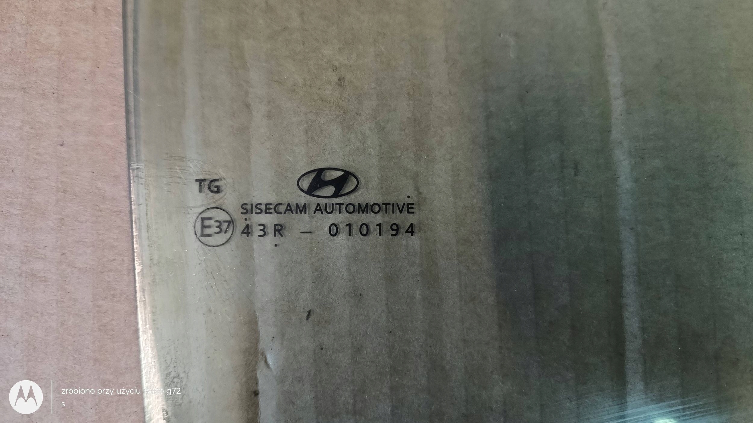 window door right rear part right rear HYUNDAI BAYON