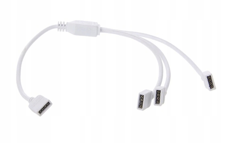 ROZGAŁĘŹNIK ROZDZIELACZ 3 TAŚMY LED RGB 4PIN 3w1