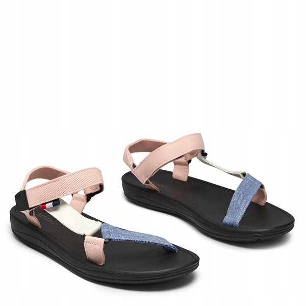 

Różowe Damskie Sandały Tkaninowe Ojo 39