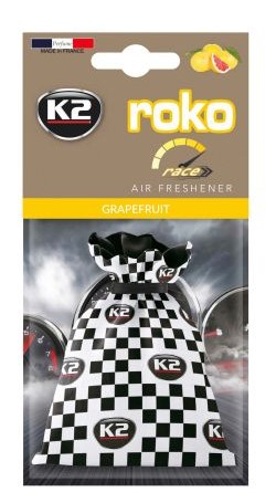 K2 ROKO ZAPACH SAMOCHODOWY WORECZEK GREJPFRUT 25G