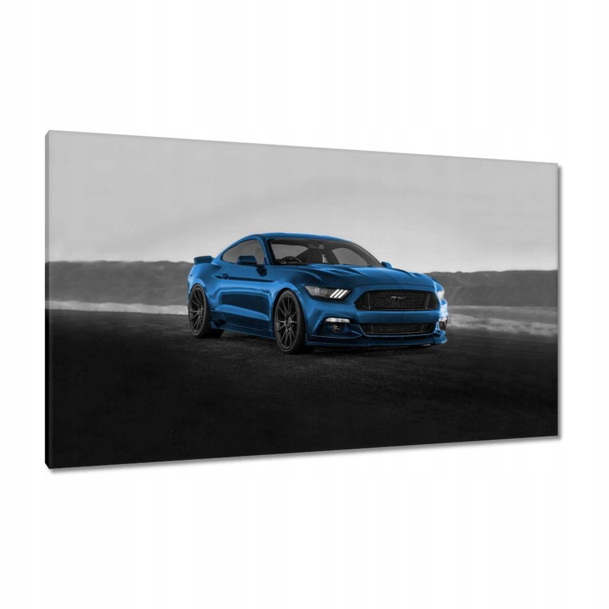 Obrazy 120x70 Modrý Ford Mustang