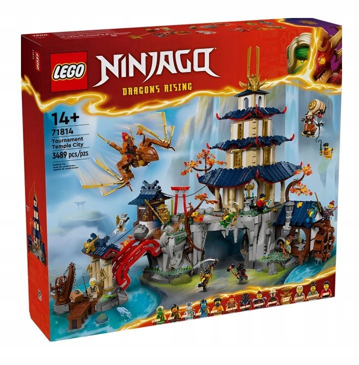 Lego Stavebnice Ninjago 71814 Turnajové město s chrámem