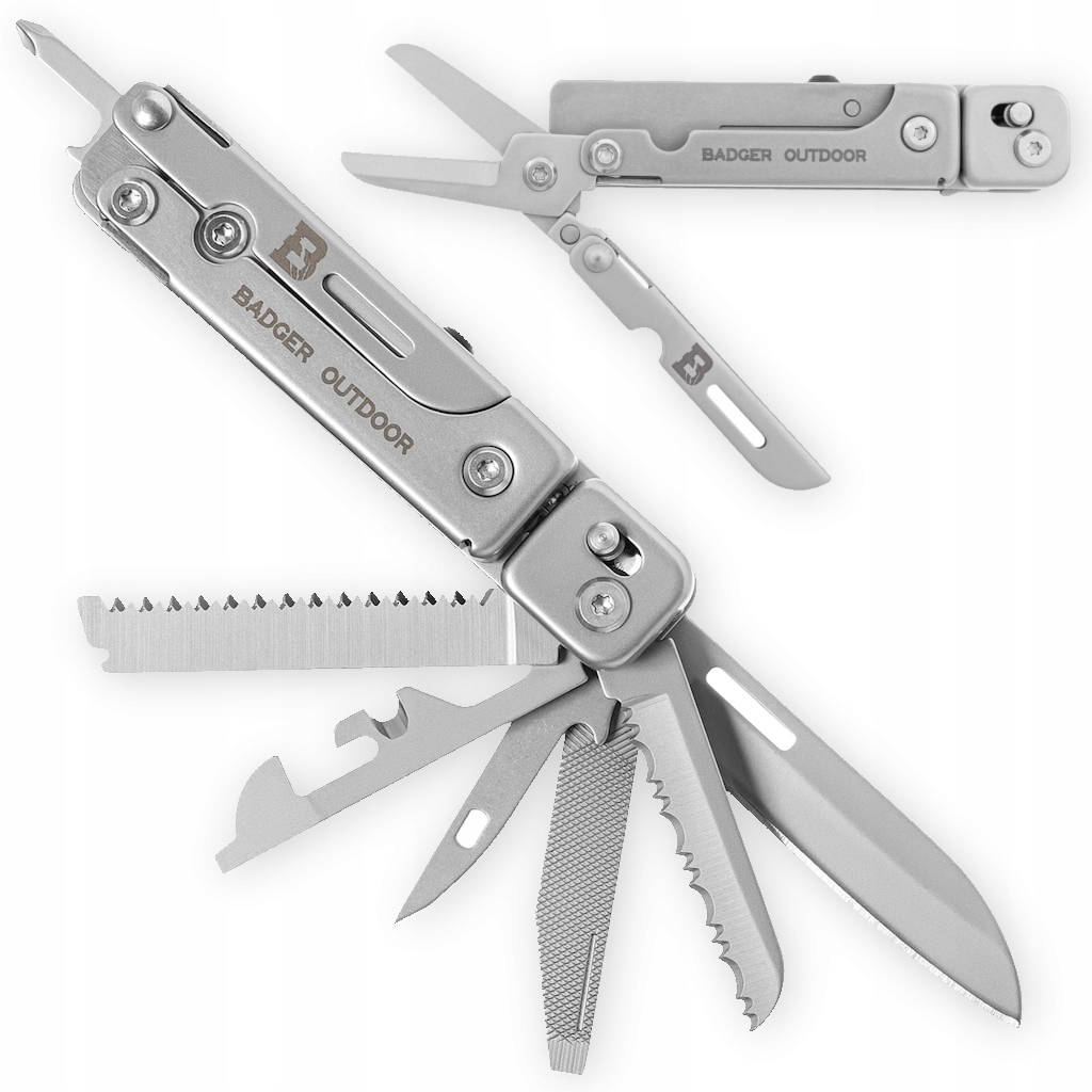 Multitool Narzędzie Wielofunkcyjne survival Edc Badger Outdoor Robust 13w1
