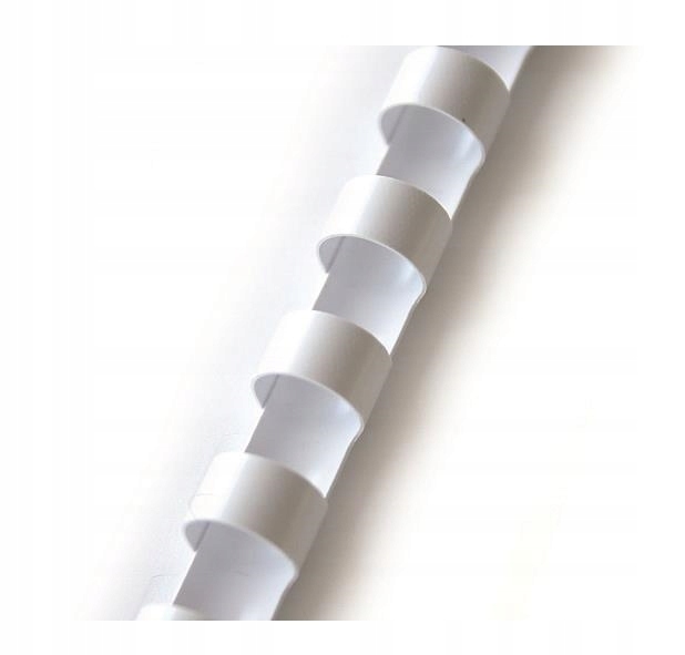 

Grzbiety do bindowania plastikowe białe 10 mm