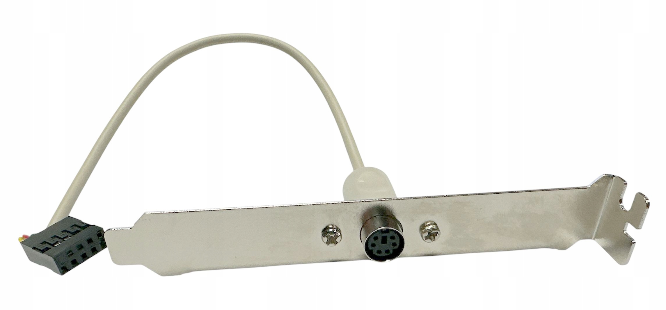 Gniazdo PS/2 PS2 (mini DIN 6-pin) na śledziu - do retro PC