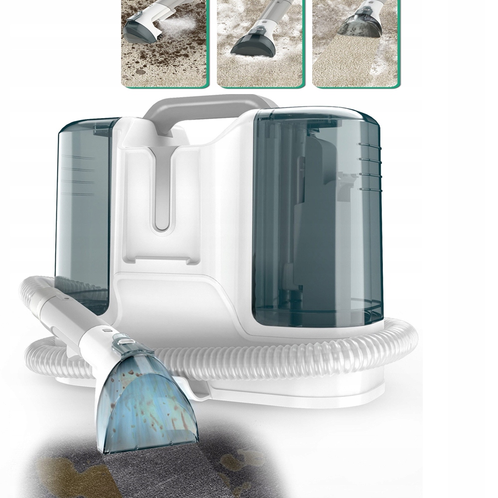 Mała Maszyna Czyszcząca Z Natryskiem I Odsysaniem Do Sofy Z Dywanem