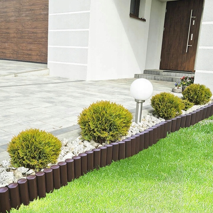 Obrzeże Ogrodowe Palisada Ogrodowa Mocny Płotek Cellfast 230x15cm brązowy Kod producenta 34-041