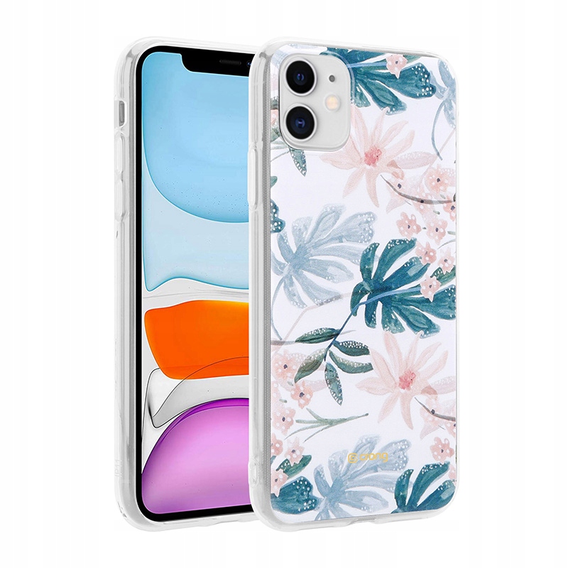 

Crong Flower Obudowa w kwiaty etui do iPhone 11
