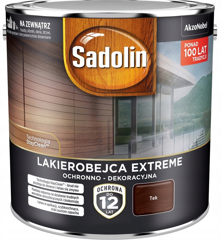 

Sadolin Extreme- lakierobejca, tek, 2.5l