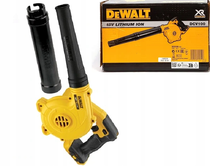 DeWALT DCV100 Dmuchawa Akumulatorowa Kompaktowa 18V Xr Przedłużka 265W