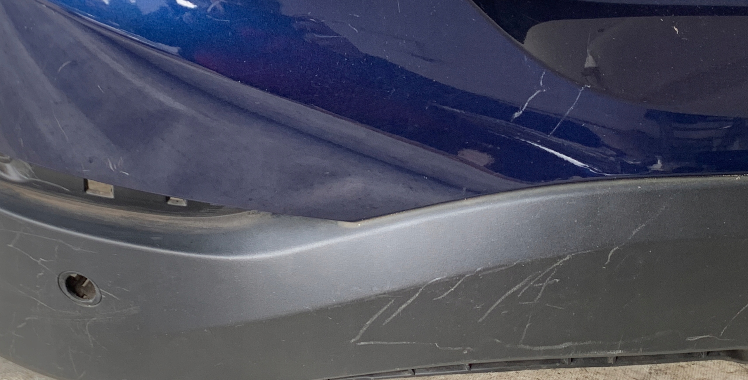 bumper rear part rear BMW X1 F48 PDC