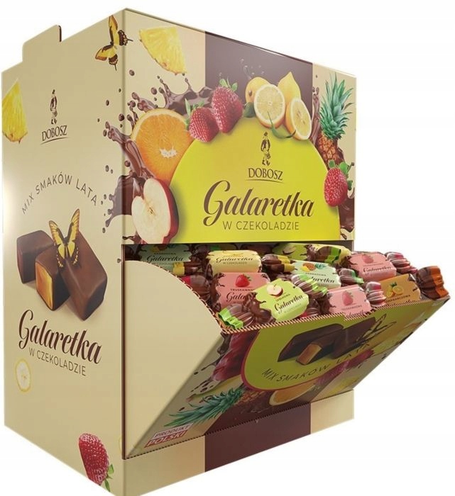 Cukierki Galaretka Zawijane W Czekoladzie 3KG Dobosz