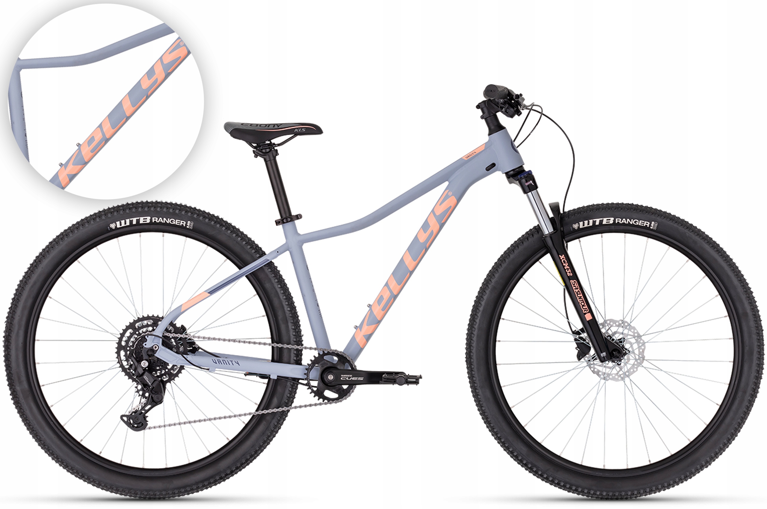 Rower 29" Mtb Kellys Vanity X70 rama M 41 cm Misty Blue niebieski pastel