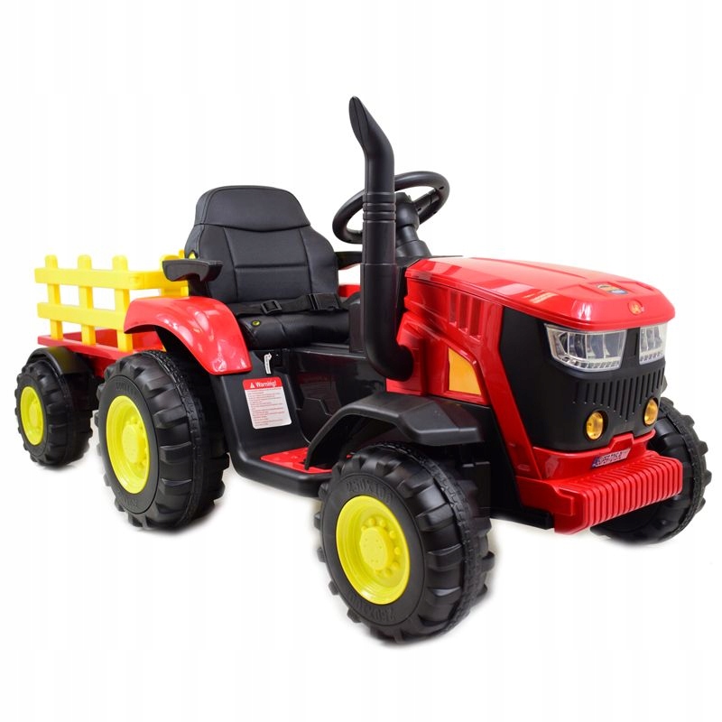 Traktor Na Akumulator Z Przyczepą. Miękkie Siedzenie, HL3388